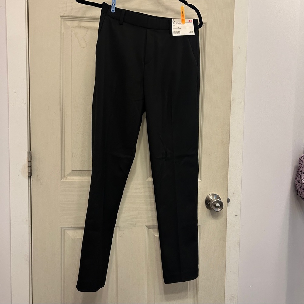 Uniqlo Black Slim Fit Trousers